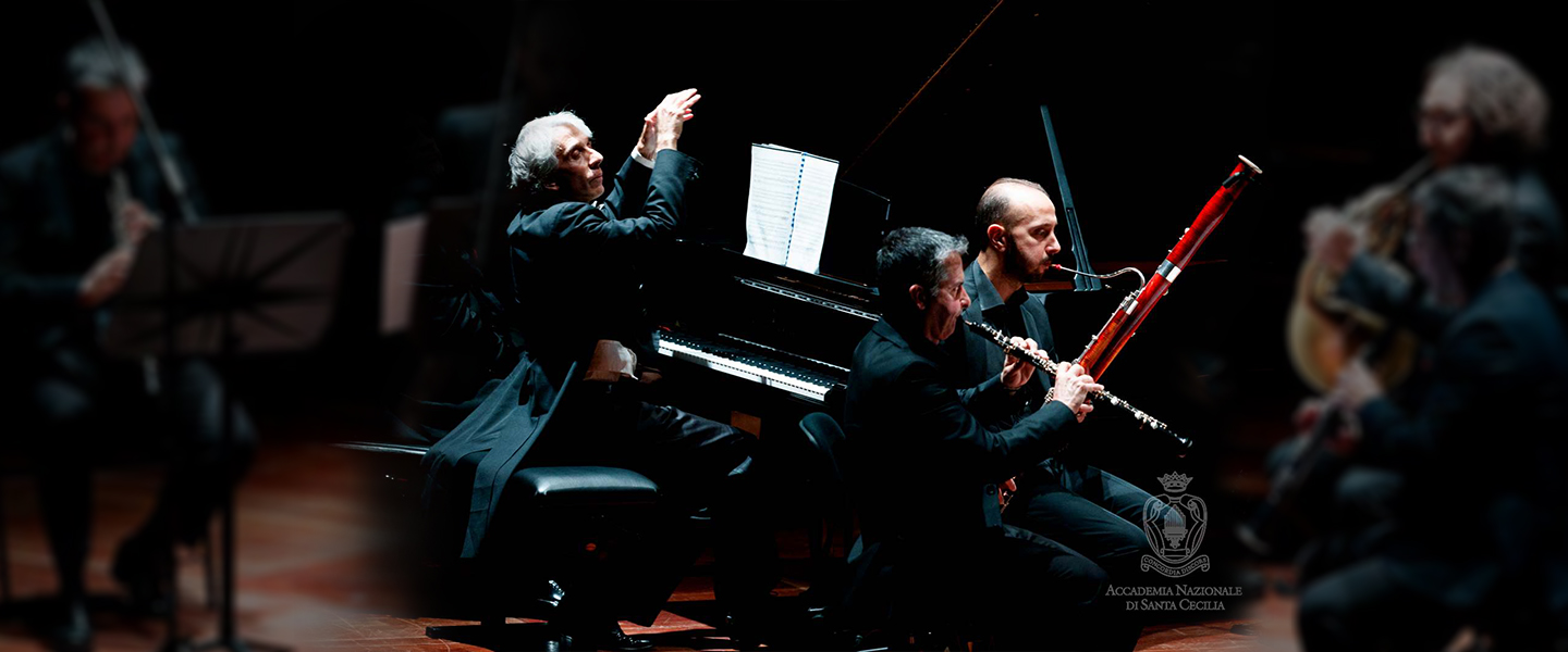 Quintetto di fiati dell’Accademia di SANTA CECILIA e della TONHALLE Orchester di Zurigo – Pianista Emilio AVERSANO